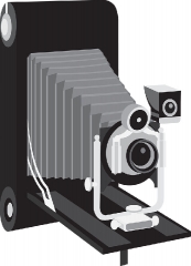 old vintage photography camera educational gray color clip art g