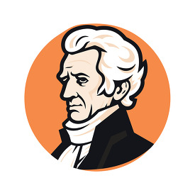 outline of a president andrew jackson