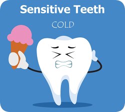 painful tooth sensitivity when eating cold foods oral hygiene cl