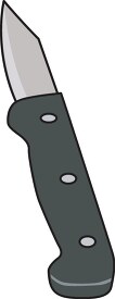 paring knife on a white background clip art