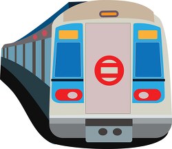 passenger comuter train clipart