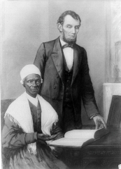 Abraham Lincoln with Sojourner Truth
