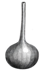 african water bottle historical illustration