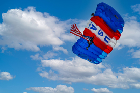 airforce parachuter at airshow-698A