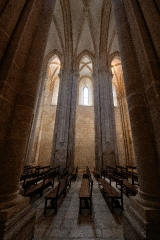 alcobaca monastery interior portugal