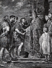 Ambrose rebukes Theodosius