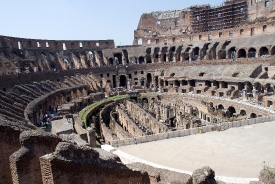 Ancient architecture Colosseum in Rome