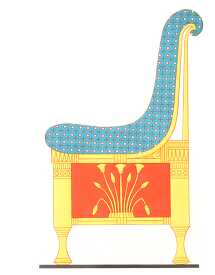 ancient egyptian chairs from the necropolis of thebes