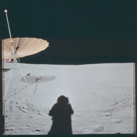 apollo 14-moon-pan northeast of the Lunar module