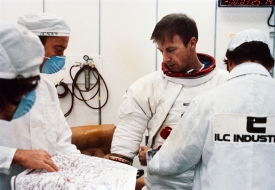 astronaut paul weitz is suited up