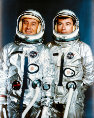 Astronauts Grissom and young Gemini 3
