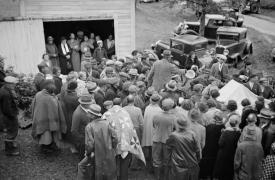 Auction near Hyde Park Village Vermont 1936 
