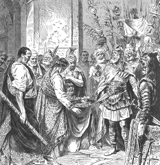 augustus yields the crown