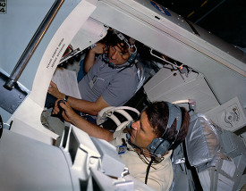backup pilot prepare to run Gemini Titan 3 simulations