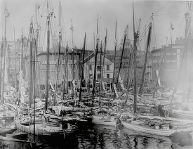 Baltimore Harbor 1885
