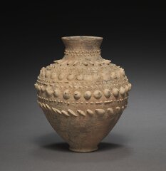 Barbotine Vase 1st to 2nd Centuries Egypt