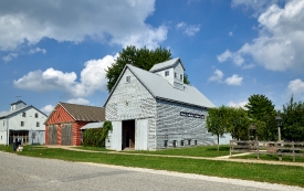 barns in Middle Amana one of the Amana Colonies seven villages i