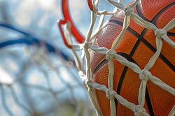 basketball going through the net