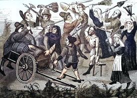 battle of beggars and peasants medieval period