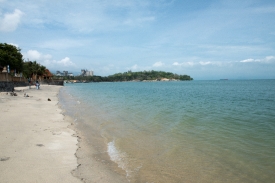 beautiful blue water beach langkawi malaysia