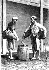 bengalee water carriers india historical illustration