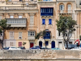 Buildings along the Coast of Valletta Malta preserves much of it