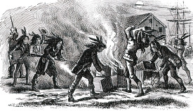 burning of tea in new jersey