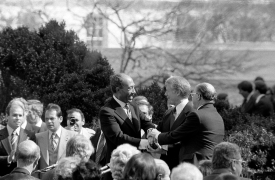 Carter and Sadat Egypt Israel peace treaty 1979