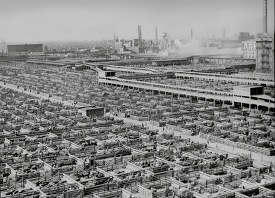 Chicago stockyard 1947