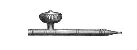 chinese opium pipe historical illustration