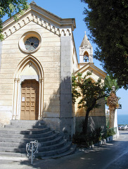 church along the italian coast