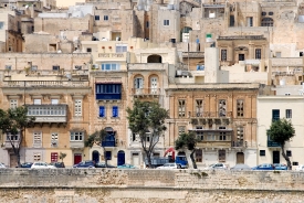 Coast of Valletta Malta preserves much of its 16th century archi
