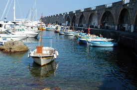 colorful boats along the amalfi coast italy 3282