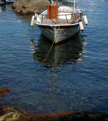 colorful boats along the amalfi coast italy 3286B
