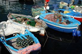 colorful boats along the amalfi coast italy 3290