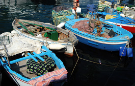 colorful boats along the amalfi coast italy 3290a
