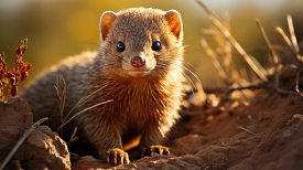 common dwarf mongoose in africa
