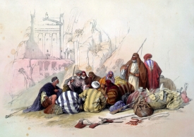 Conference of Arabs at Wady Moosa Petra