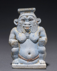 Cosmetic Jar in the Form of the God Bes