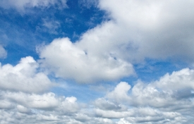 Costa Rica Blue Sky with Clouds