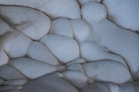 detailed pattern of glacier ice