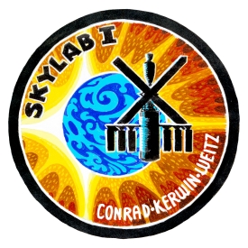 emblem for the first manned skylab mission