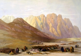 Encampment of the Aulad Sa'id Mount Sinai