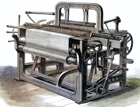 english power loom for weaving