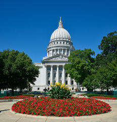 Exterior of the Wisconsin Capitol
