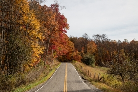 Fall scene in Upshur County West Virginia