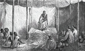 first lesson in the bible historical illustration africa