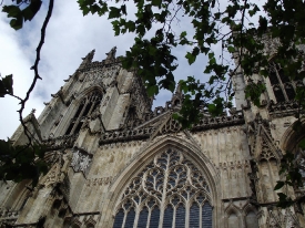 front facade of York Minster