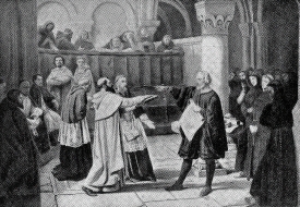 Galileo before the Inquisition
