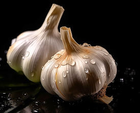 garlic with individual cloves